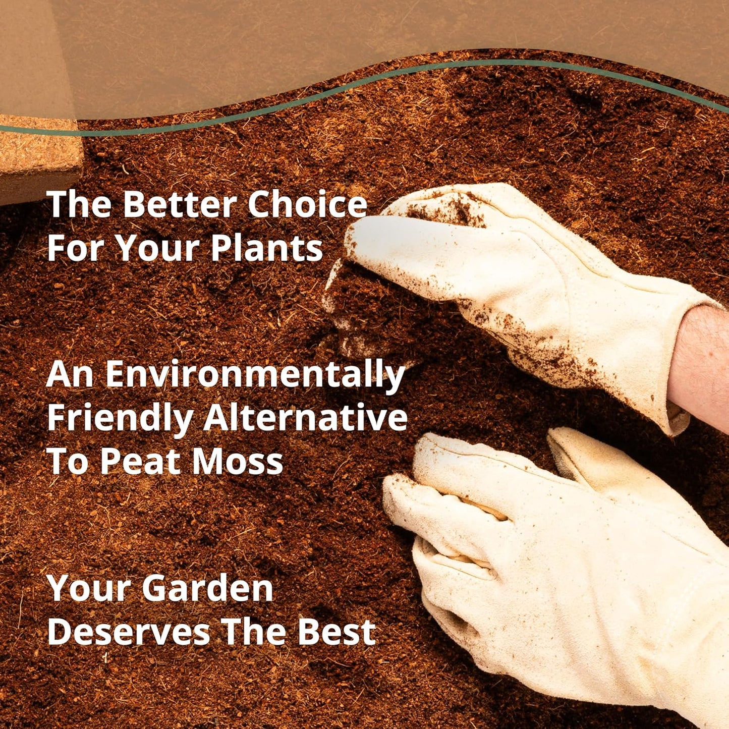 Coco Bliss (40lbs) - Organic Coco Coir for Plants - OMRI-Listed Coco Coir Brick for Garden Soil & Potting Mixes - Coconut Fiber Substrate Mixes with Potting Soil for Indoor Plants & Outdoor Plants