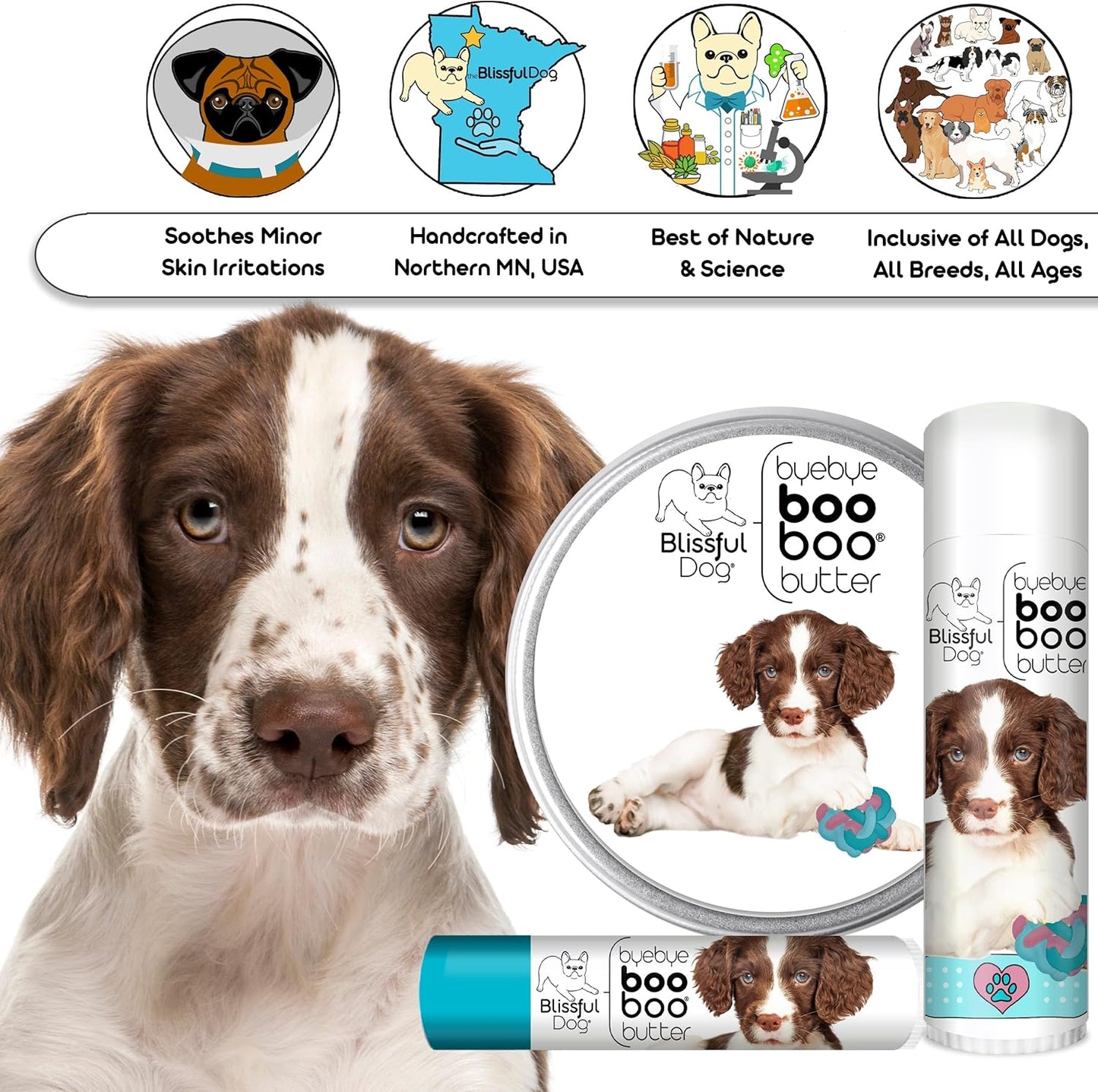 The Blissful Dog Springer Spaniel Boo Butter, 0.50 oz