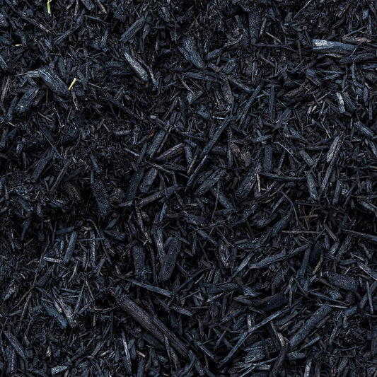 Premium Black Wood Mulch for Landscaping, Gardens, Lawns, Potting Media, and Potted Plants (0.3 CF - 8 L - 9 QTS)