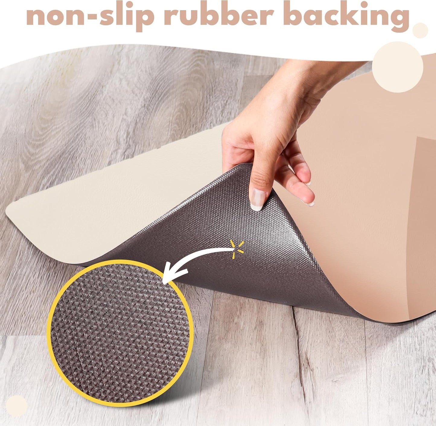 NALALAS Dog Mat for Food and Water, Cat Feeding Mat | Waterproof Dog Bowl Mat | Non-Slip Pet Food Mat for Floors | Pet Mats for Food and Water | Easy to Clean