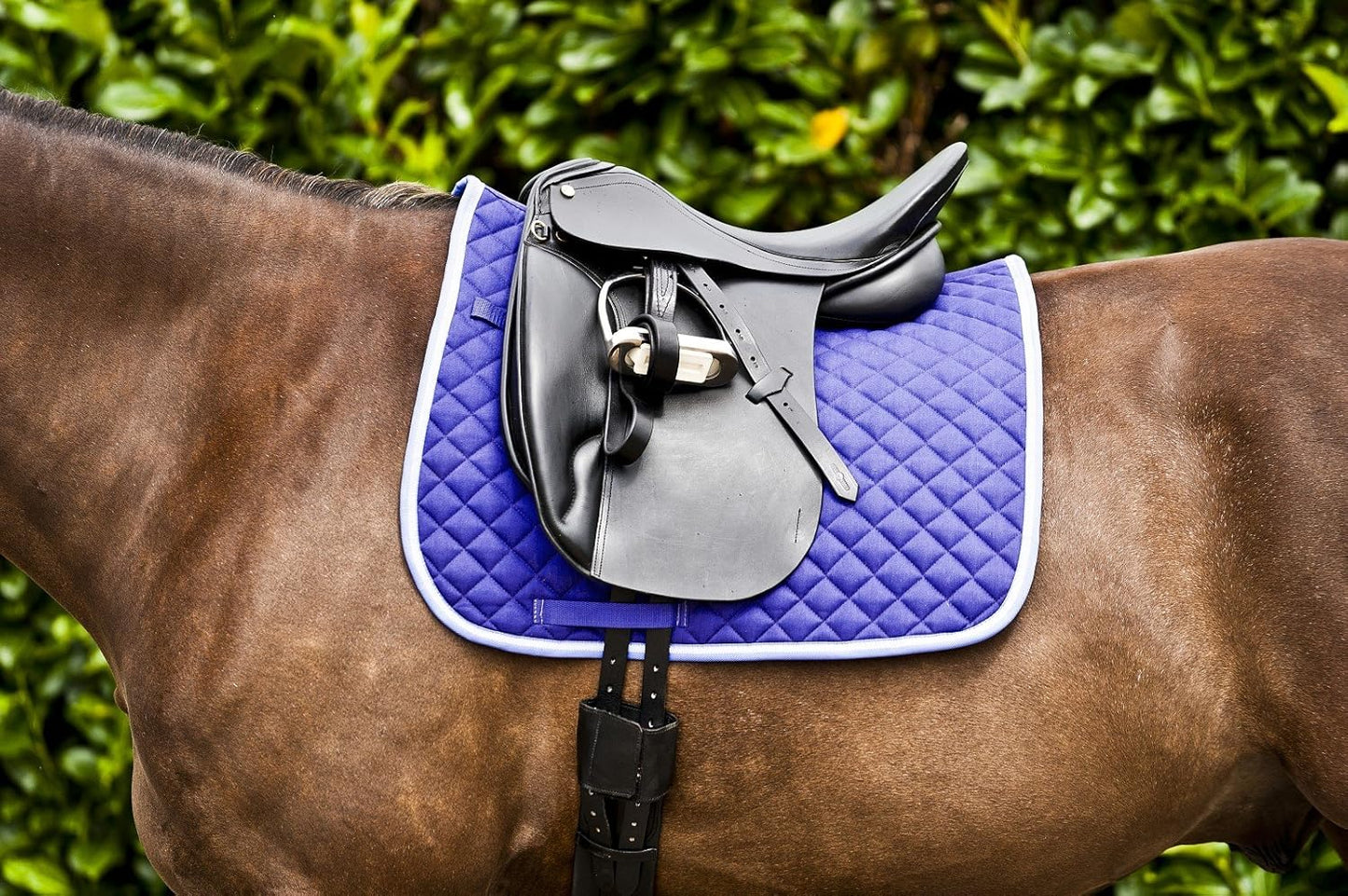 HORZE Prinze Soft Quilted Padded Lightweight Dressage Saddle Pad for Horses